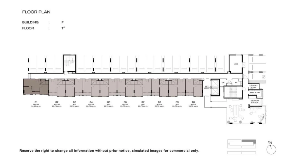 Nue Cross Khu kot Station Tower F 1st Floor