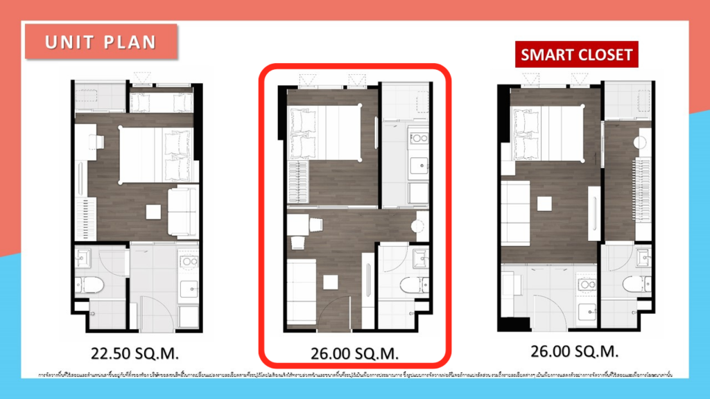 The Origin Ramintra 83 Station 1 Bedroom 26.00 sqm.