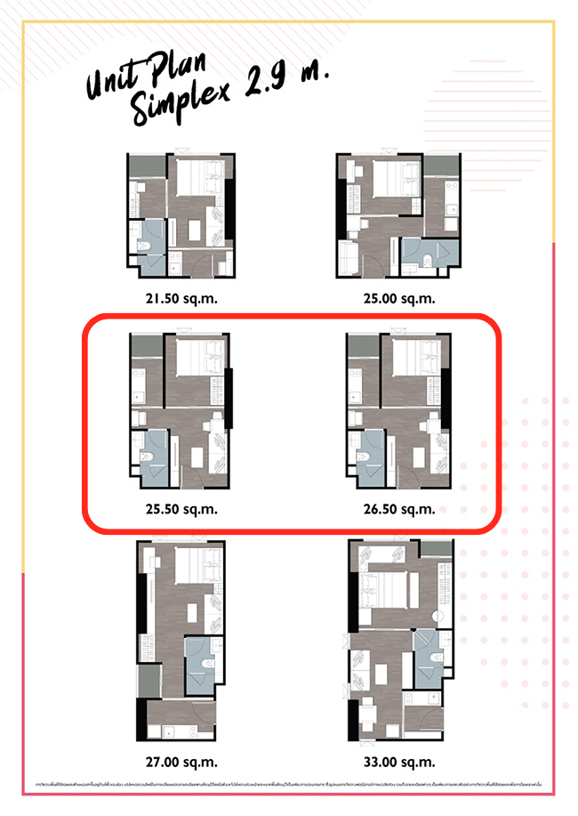 Origin Plug&Play Ramintra 1 Bedroom 25.50 - 26.50 sqm.