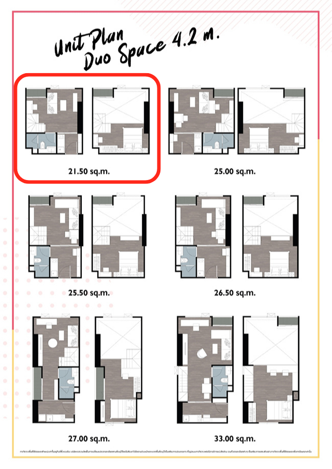 Origin Plug&Play Ramintra 1 Bedroom Duo Space - 21.50 sqm.