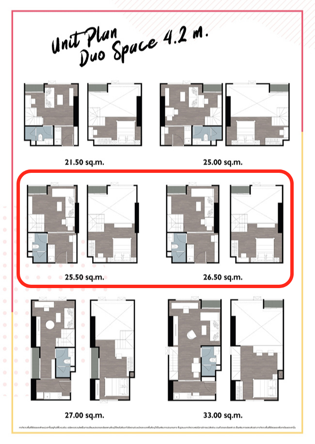 Origin Plug&Play Ramintra 1 Bedroom Duo Space 25.50 - 26.50 sqm.