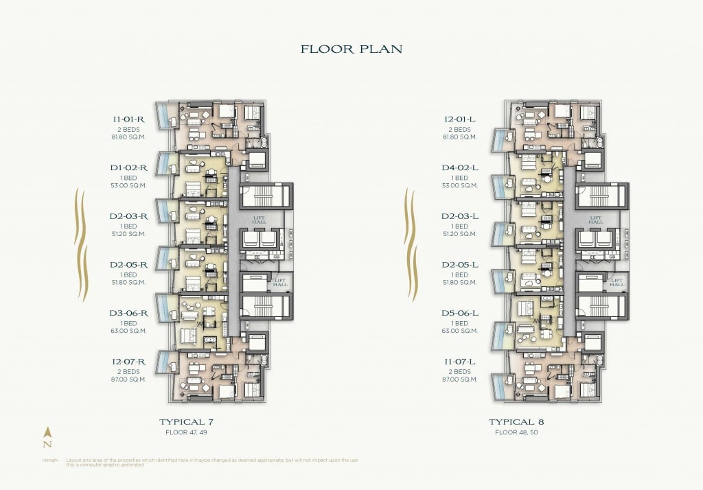 Arom Wongamat 51st - 52nd Floor