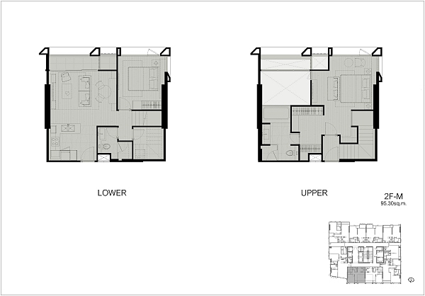 BEATNIQ 2 Bedrooms Duplex Type 2F-M