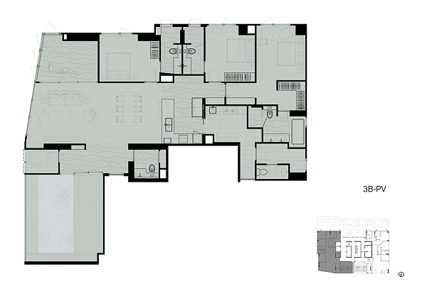 BEATNIQ Penthouse Type 3B-PV