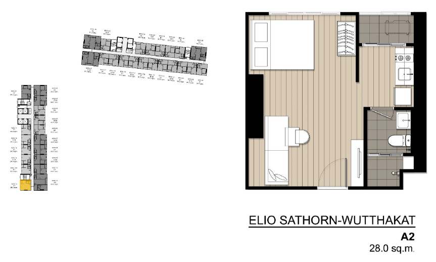 Elio Sathorn-Wutthakat Studio Type A2