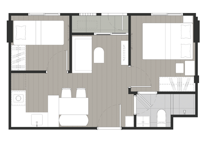 Nue Core Khukhot Station 1 Bedroom Plus