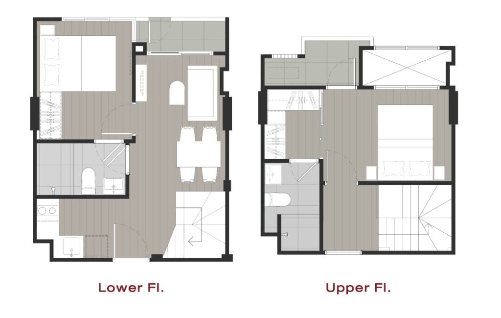 Nue Core Khukhot Station 2 Bedrooms Duplex