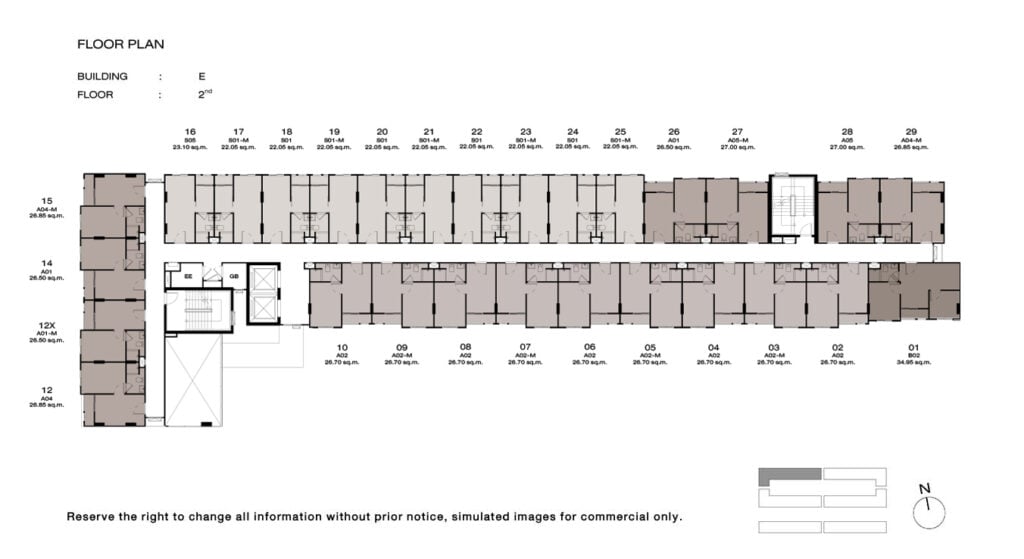 Nue Cross Khu khot Station Tower E 2nd Floor