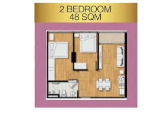 Sea Zen Condominium 2 Bedroom 48 sqm.