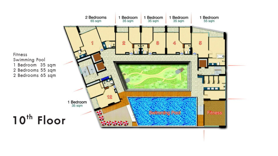 The Cloud Condominium Pattaya 10th Floor