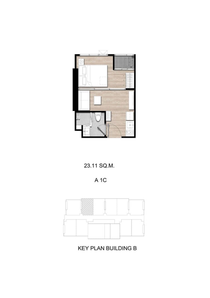 Modiz Sukhumvit 50 1 Bedroom A 1C