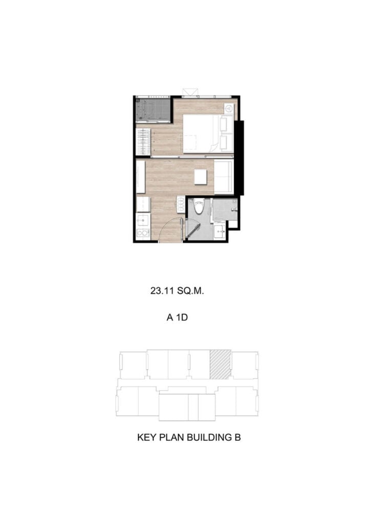 Modiz Sukhumvit 50 1 Bedroom A 1D