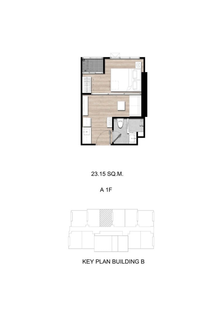 Modiz Sukhumvit 50 1 Bedroom A 1F