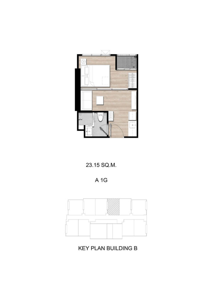 Modiz Sukhumvit 50 1 Bedroom A 1G