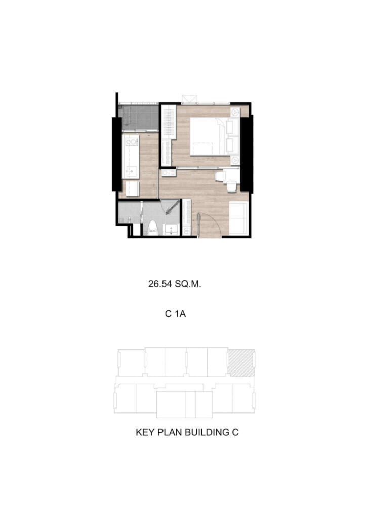 Modiz Sukhumvit 50 1 Bedroom Exclusive C 1A