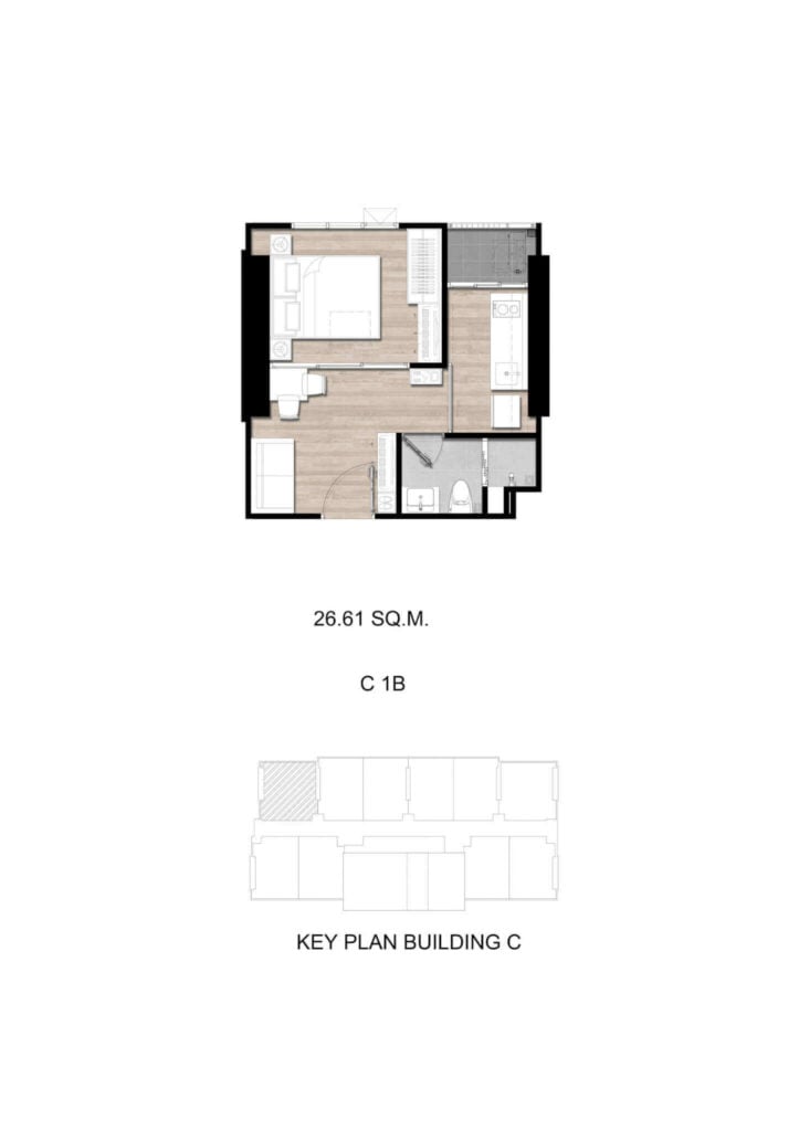 Modiz Sukhumvit 50 1 Bedroom Exclusive C 1B