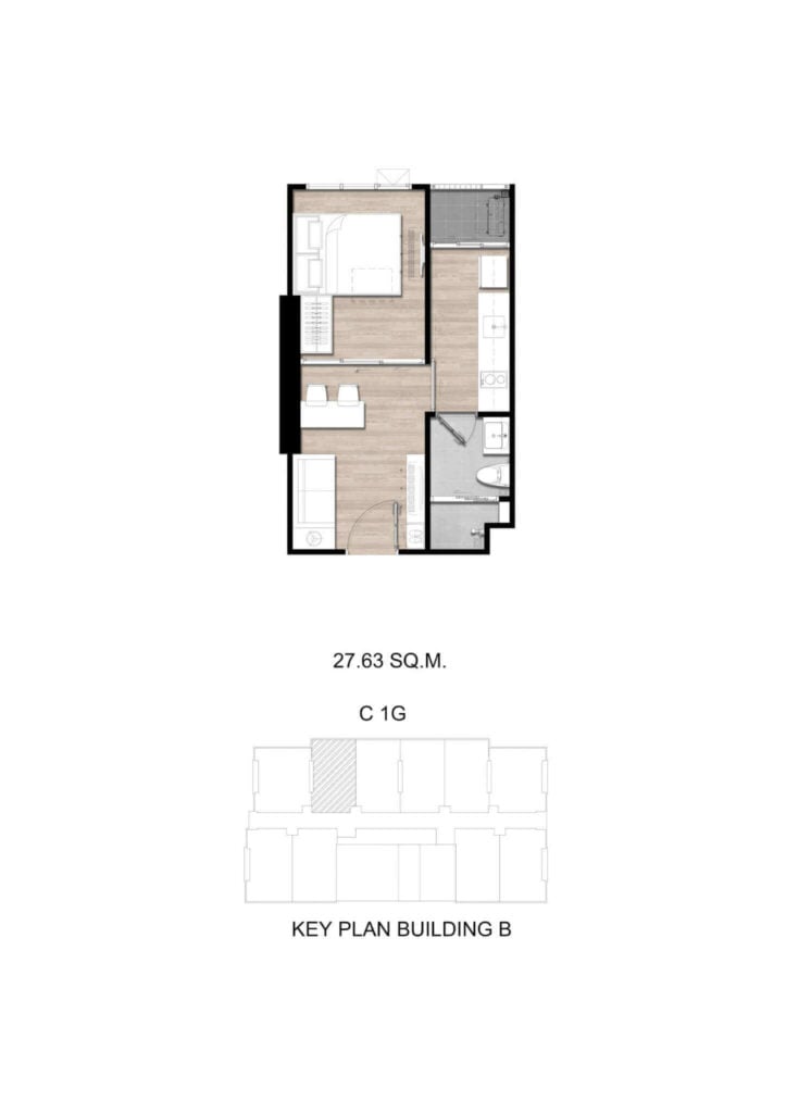 Modiz Sukhumvit 50 1 Bedroom Exclusive C 1G