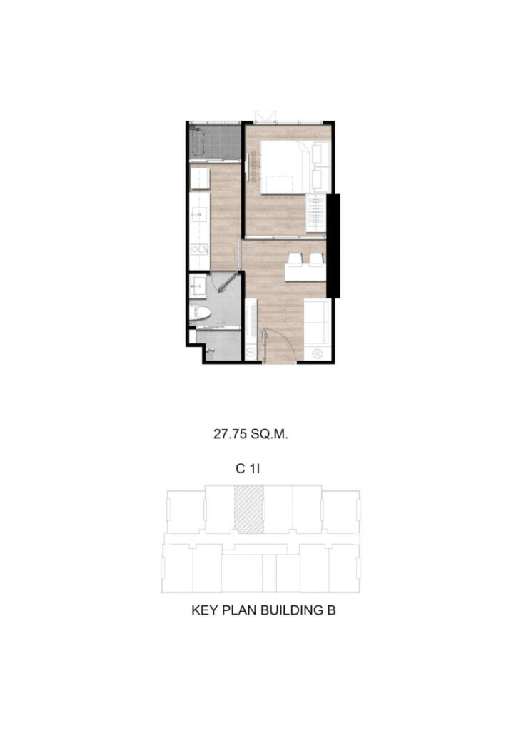 Modiz Sukhumvit 50 1 Bedroom Exclusive C 1I