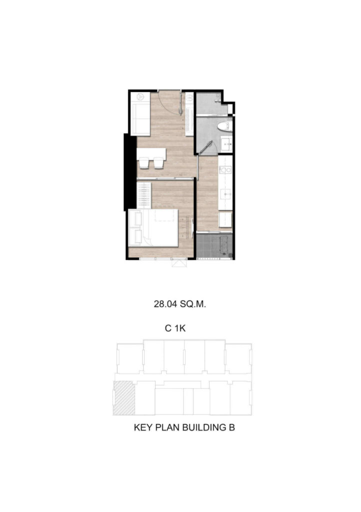 Modiz Sukhumvit 50 1 Bedroom Exclusive C 1K