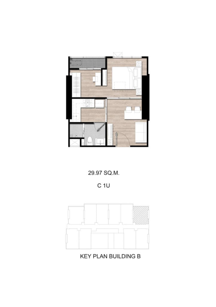 Modiz Sukhumvit 50 1 Bedroom Exclusive C 1U