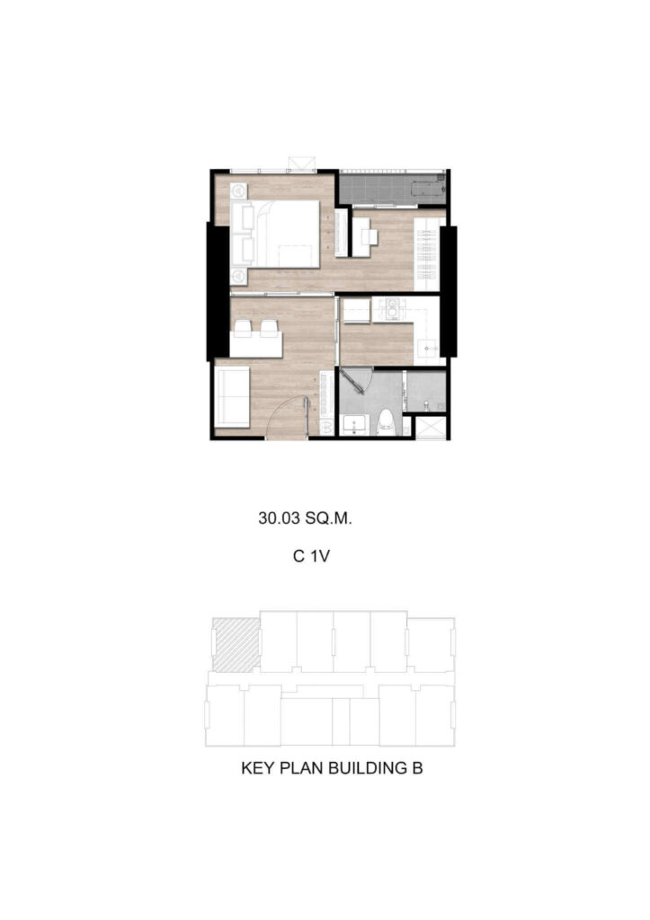 Modiz Sukhumvit 50 1 Bedroom Exclusive C 1V