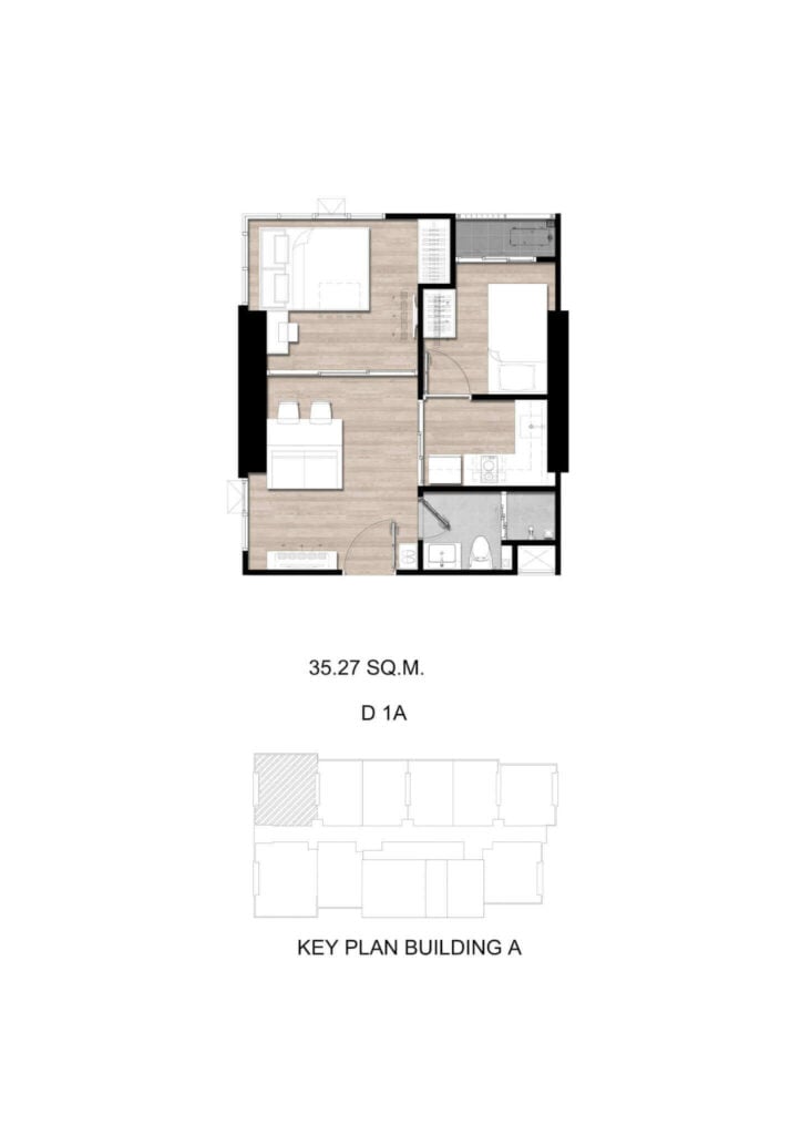 Modiz Sukhumvit 50 1 Bedroom Plus D 1A