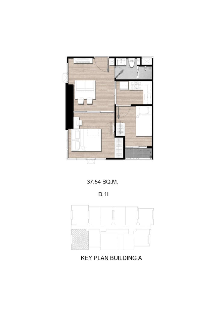 Modiz Sukhumvit 50 1 Bedroom Plus D 1I