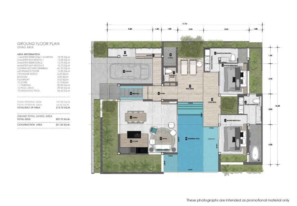 Walai Layan Type C - Basement floor plan