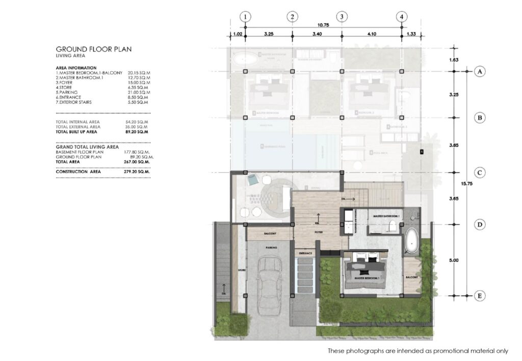 Walai Layan Type B - 2nd floor plan