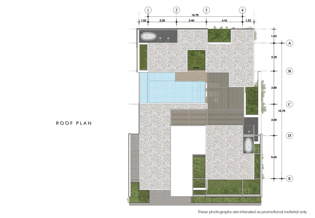 Walai Layan Type B - Roof Plan