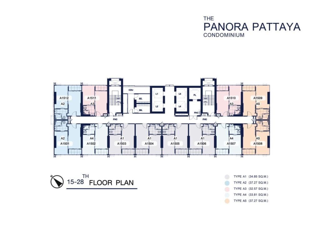 The Panora Pattaya 15th-28th floor