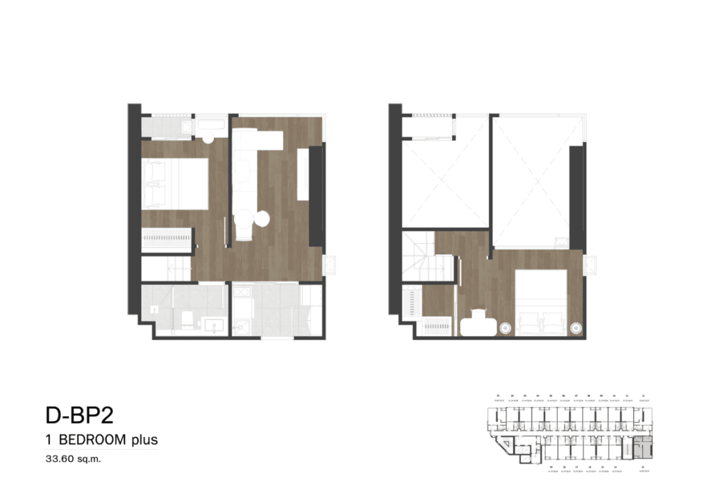 So Origin Kasetsart Interchange 1 Bedroom Plus D-BP2