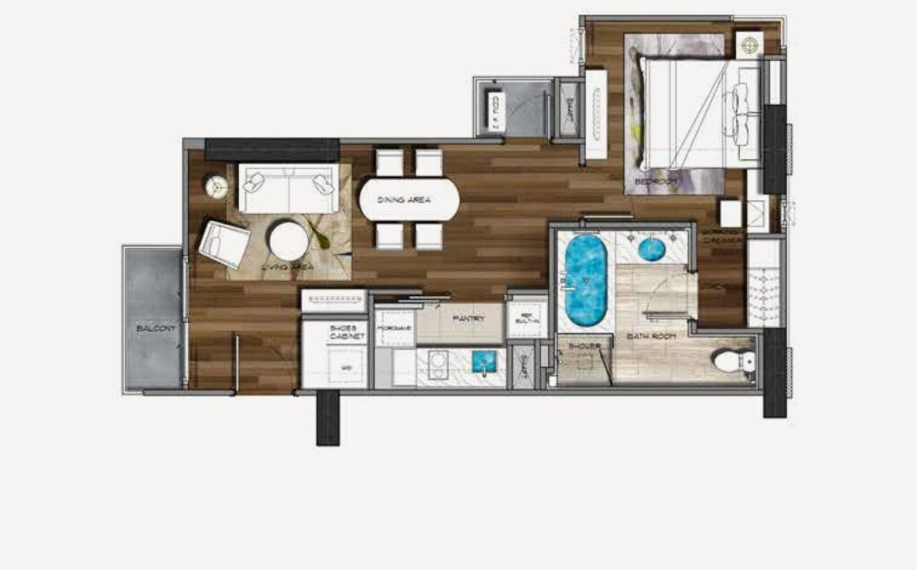 The Diplomat 39 1 Bedroom A2