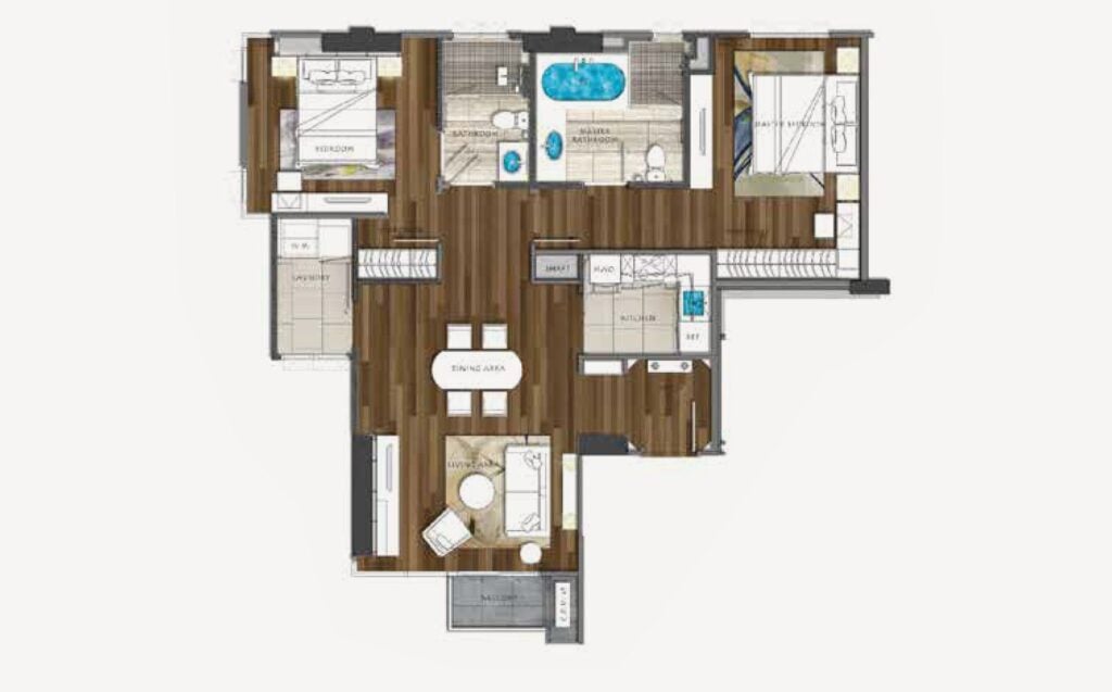 The Diplomat 39 2 Bedroom B5