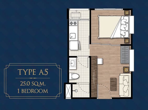 The President Sathon-Ratchaphruek 3 1 Bedroom Type A5