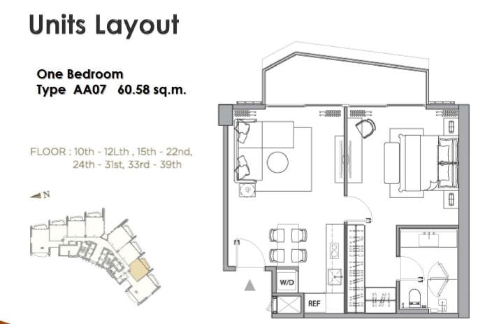 Magnolias Waterfront Residences 1 Bedroom