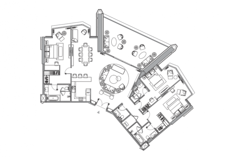 Magnolias Waterfront Residences 3 Bedroom