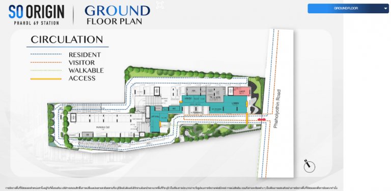 So Origin Phahol 69 station Master plan