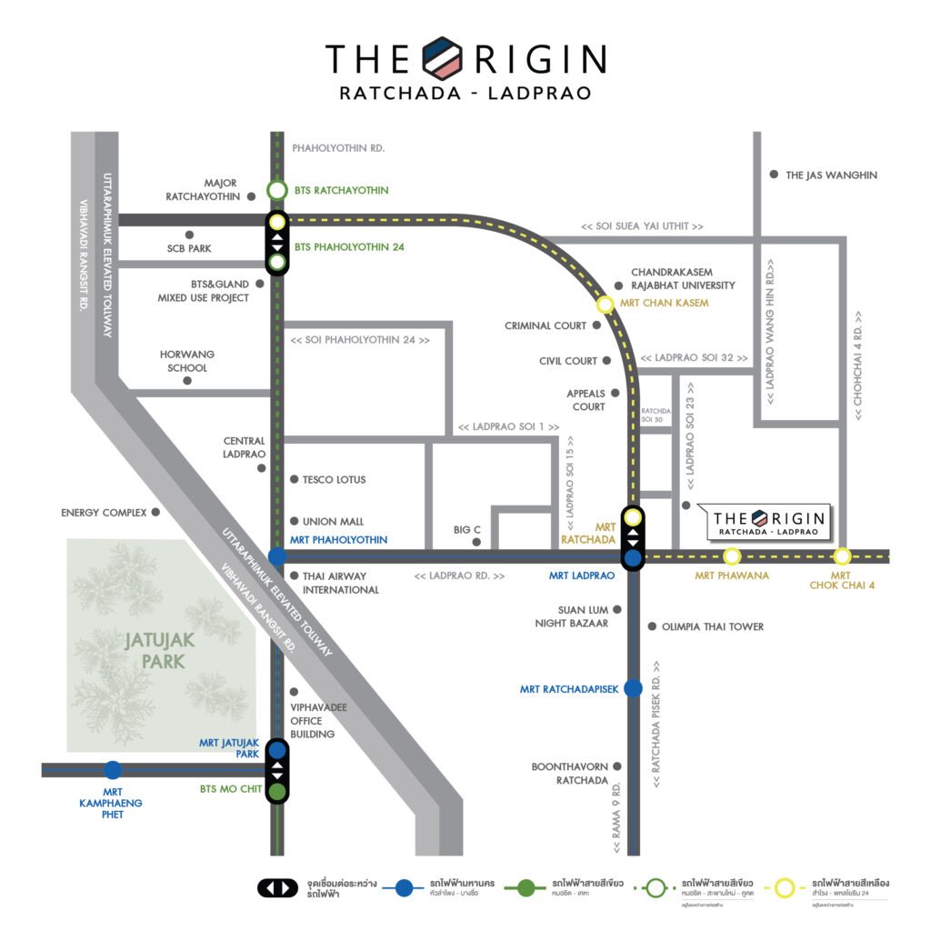 The Origin Ratchada-Ladprao Map