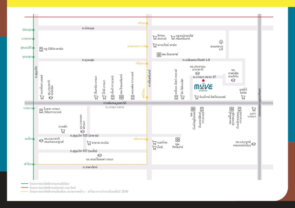 The Muve Bangna Map