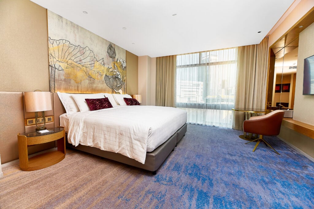 Chatrium Grand Bangkok Executive Two Bedroom Suite Bedroom