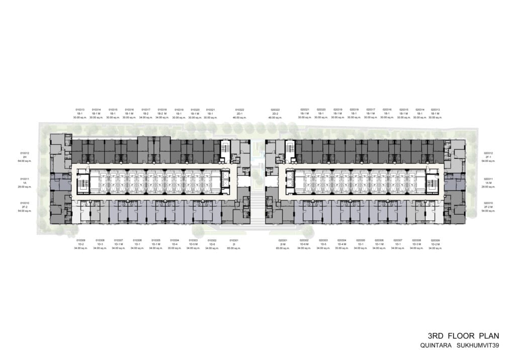 Quintara Phume Sukhumvit 39 3rd floor plan