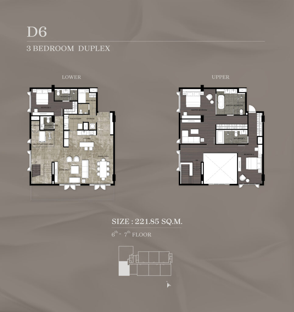 Nivati Thonglor 23 2 Bedroom Duplex D6