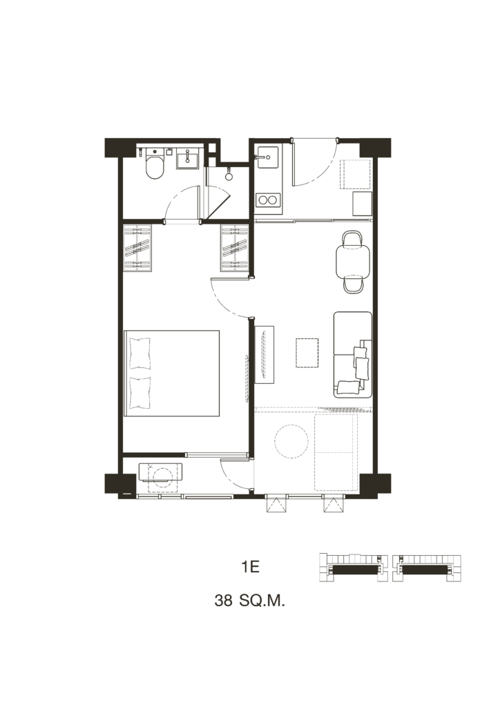 Quintara Phume Sukhumvit 39 1 bedroom 1E