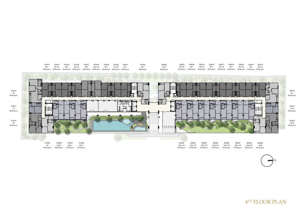 Quintara Phume Sukhumvit 39 4th floor plan