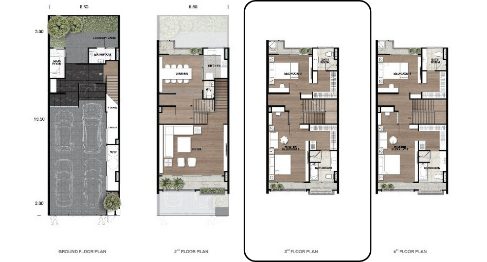 Noble Curve HELIX 3rd floor plan