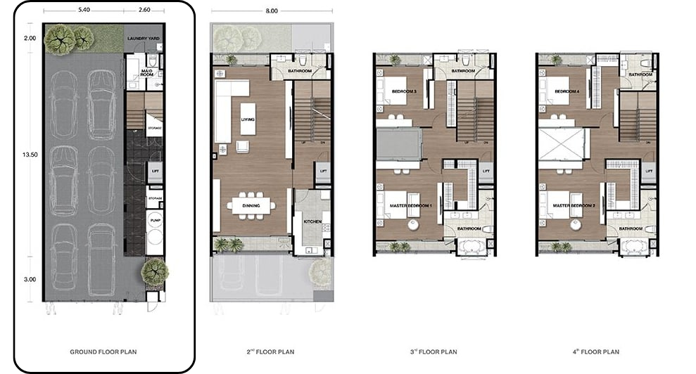 Noble Curve OCTA 1st floor plan