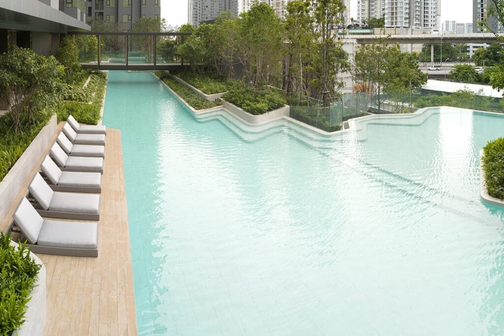 Life Sathorn Sierra Lap pool