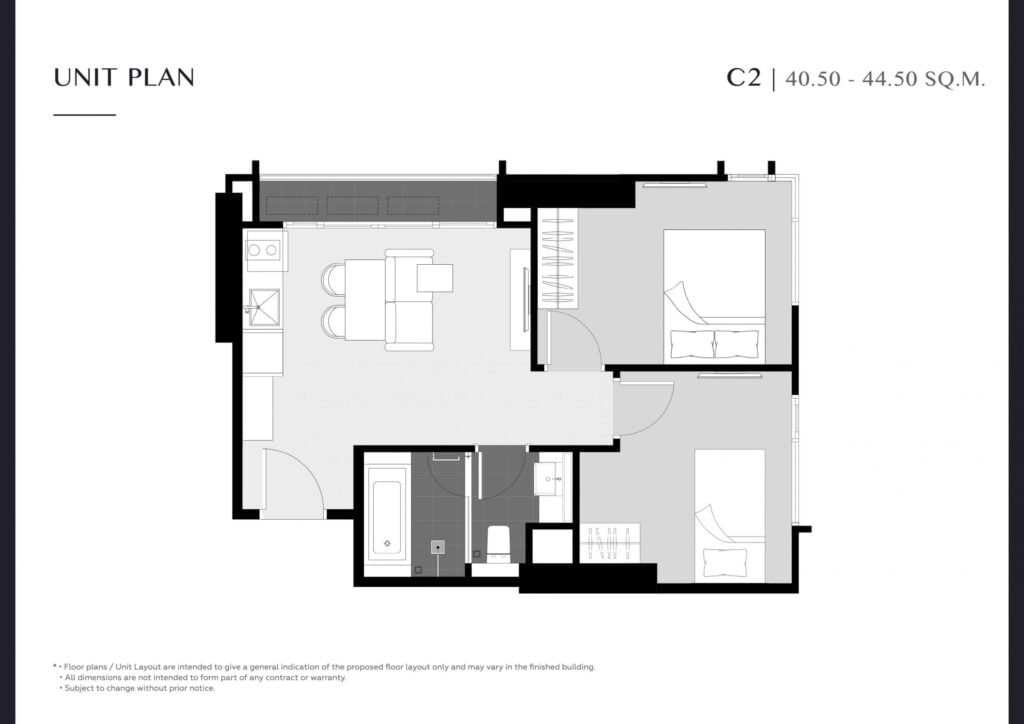 Park Origin Thonglor 2 Bedrooms C2