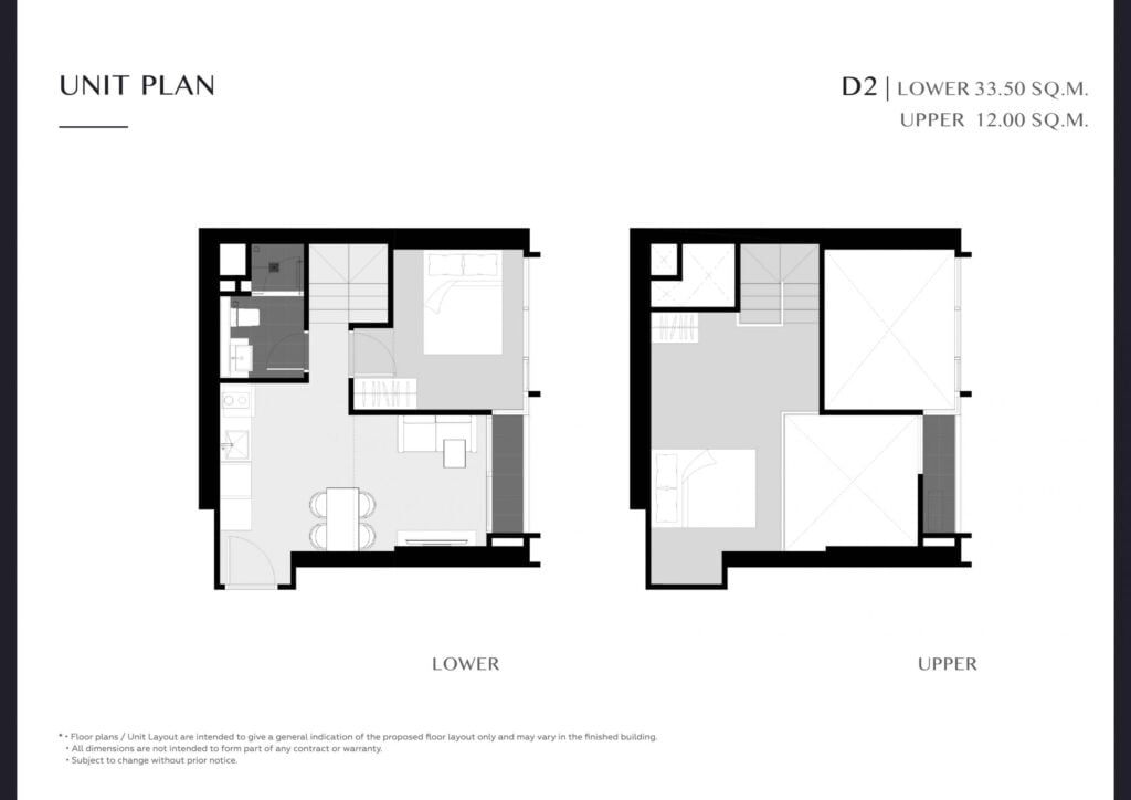 Park Origin Thonglor 2 Bedrooms Duplex D2